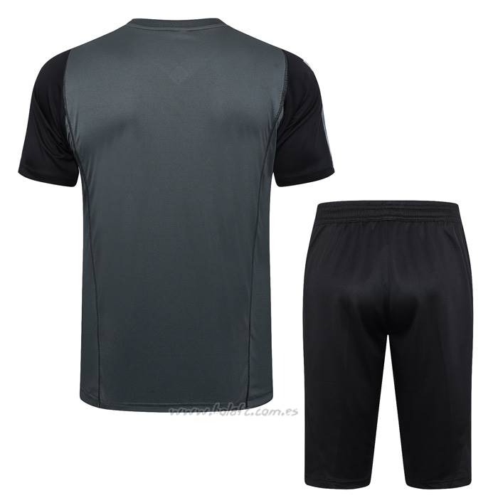 Chandal del Real Madrid Manga Corta 2023-2024 Verde - Pantalon Corto